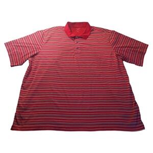 George Performance Golf Polo Shirt 3XL Striped Stretch Quick Dry Athleisure